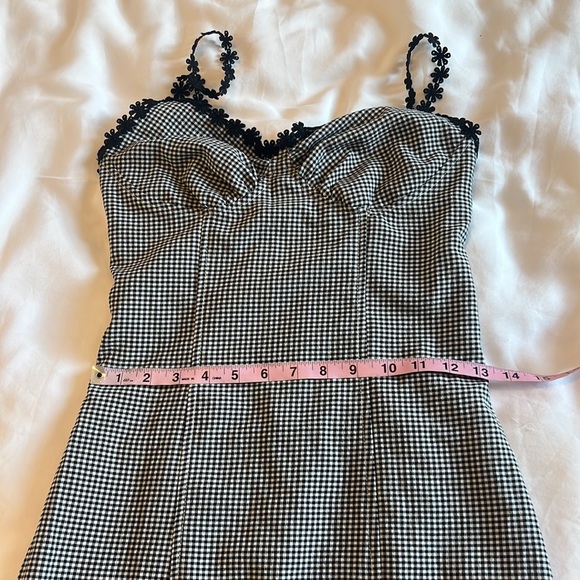 3/$25 ⭐️ NWT Lulus - Black Gingham Lace Mini Dress - Picture 10 of 12